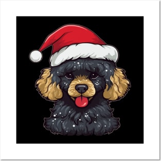 Poodle Christmas Posters and Art